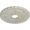 Ekena Millwork Kendall Train Station Medallion (Canopies up to 3 7/8"), 18 1/2"OD x 3 7/8"ID x 1"P, Flash Blue CM18KDFBS - alternate 2